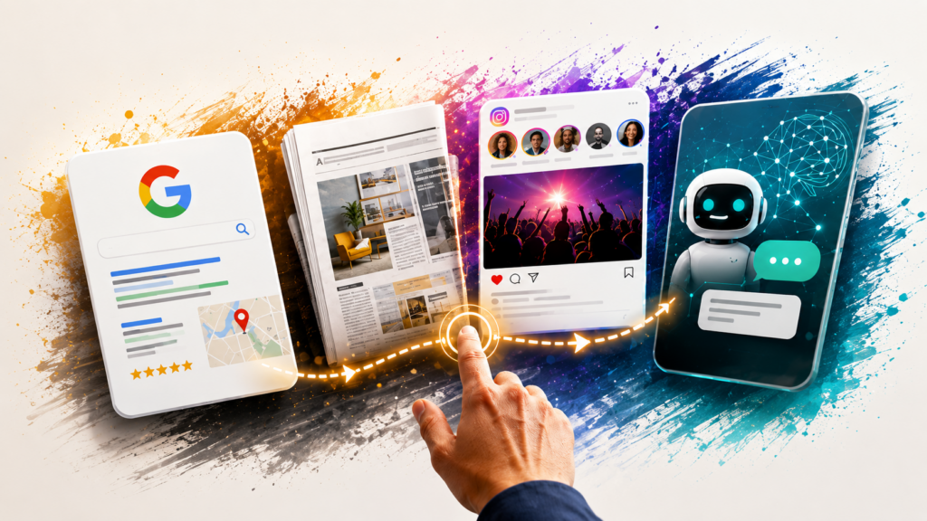 Google, Print, Social oder KI? So wählen Sie die richtigen Kanäle